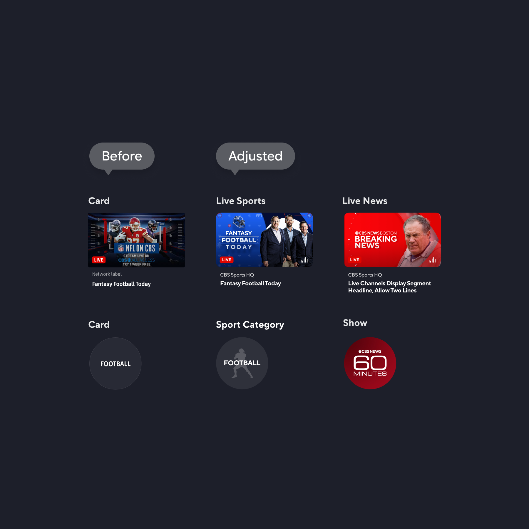 Cross-Platform Component Comparison