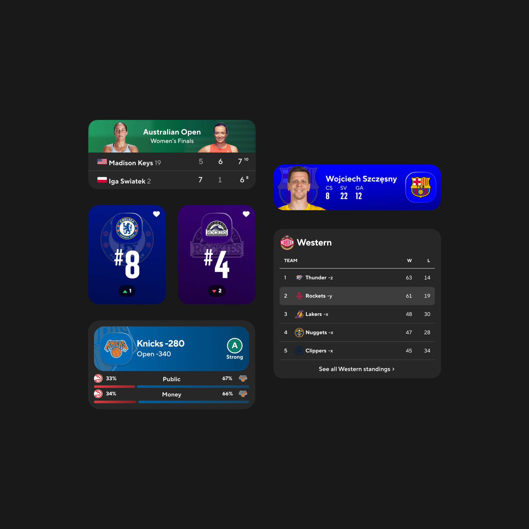 Dark Mode Components